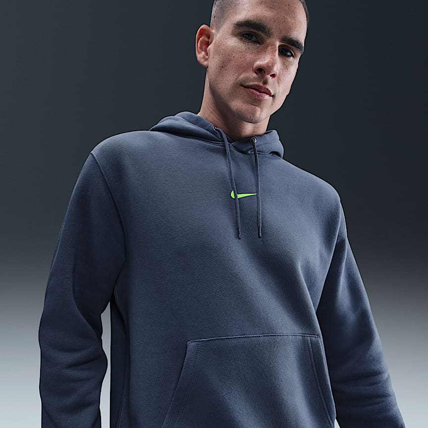 Nike Solo Swoosh Men's Full-Zip Fleece Hoodie. Nike.com